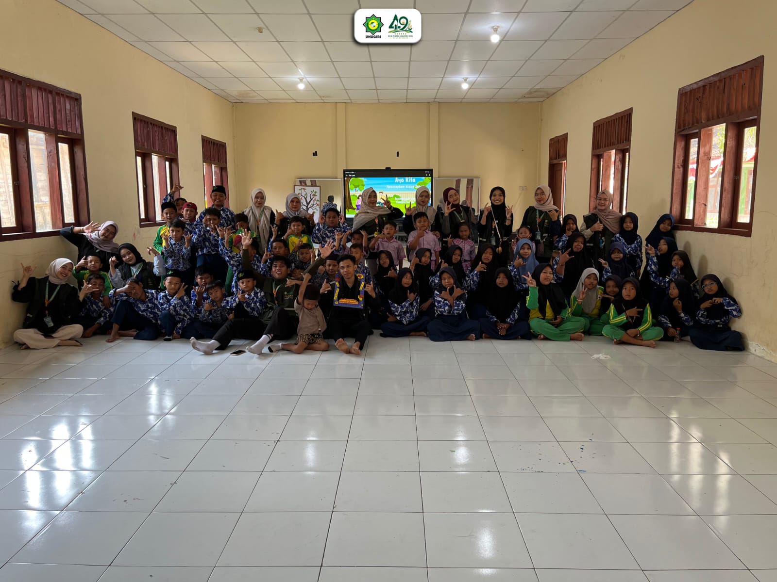 “Ciptakan Generasi Sehat, KKN UNUGIRI 49 Ajak Siswa SDN Kesongo II Terapkan PHBS Sejak Dini”